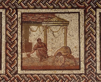 Sowing beans, from Saint-Roman-en-Gal by Roman